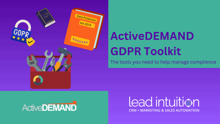 ActiveDEMAND GDPR Tools